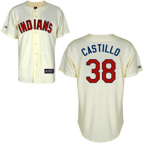 Rusney Castillo #38 Youth Baseball Jersey-Boston Red Sox Authentic Alternate 2 White Cool Base MLB Jersey